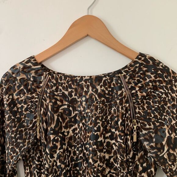 Joseph RibKoff Animal Print‎ 3/4 Sleeve Midi Dress - Picture 7 of 10